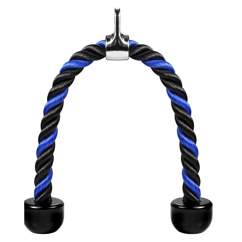 Tricep Rope - Black & Blue (3)