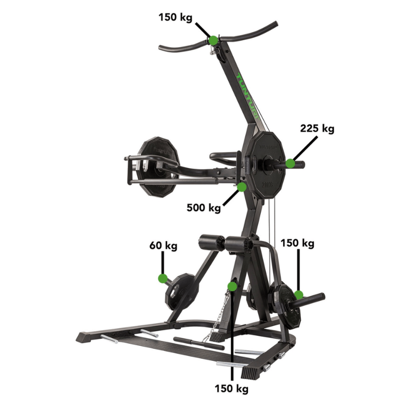 TUNTURI LEVERAGE PULLEY GYM (2)