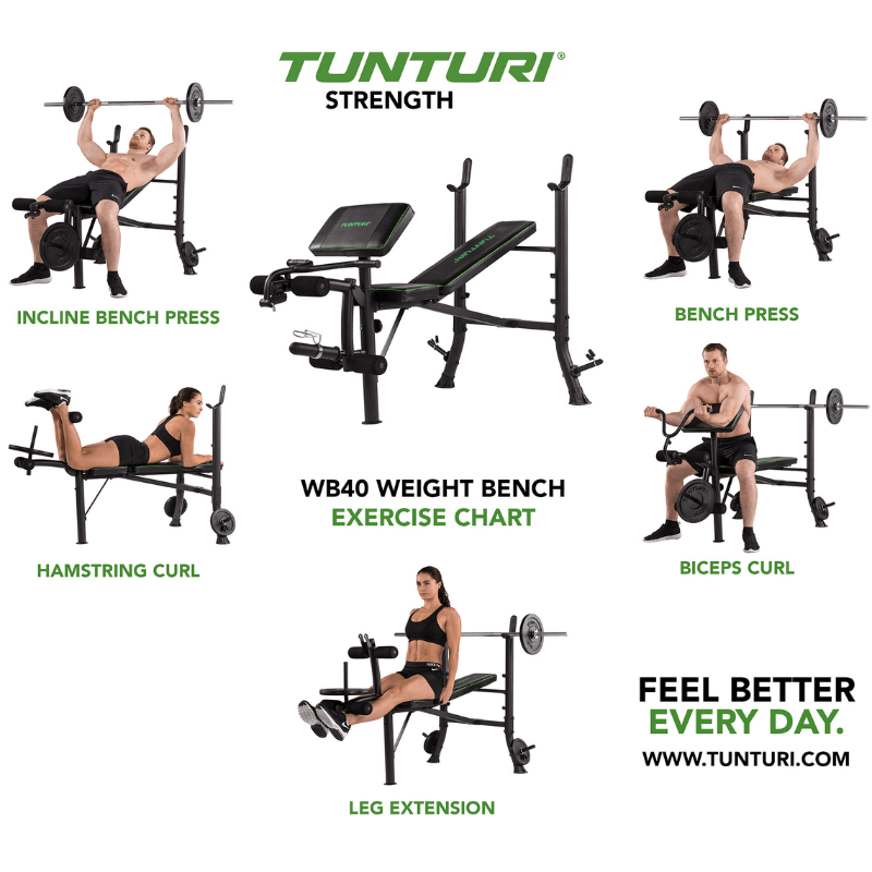 Tunturi Mid Width Bench Press (3)