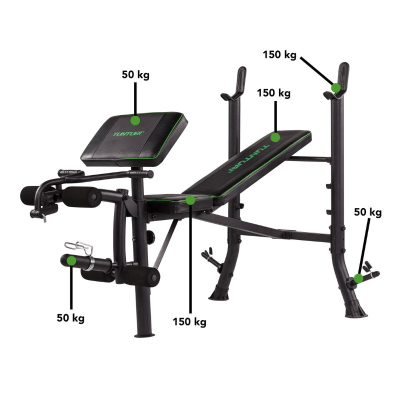 Tunturi Mid Width Bench Press (5)