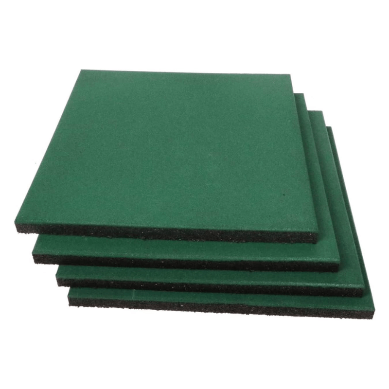 Outdoor Rubber Playground Tile - Green (1)